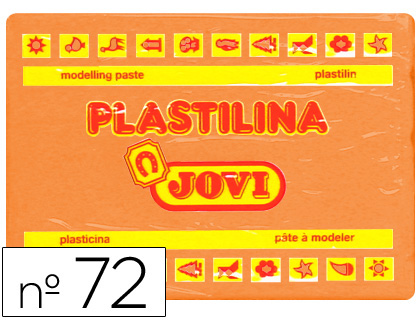 Barra 350g. plastilina Jovi 72 naranja